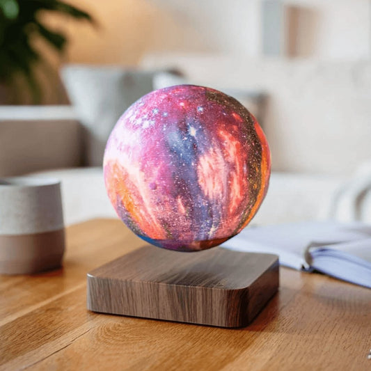 Zwevende galaxy maan lamp