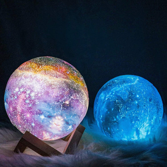 Galaxy maan lamp